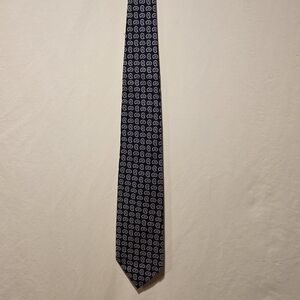 Robert Talbott Elegant Black and White Tie